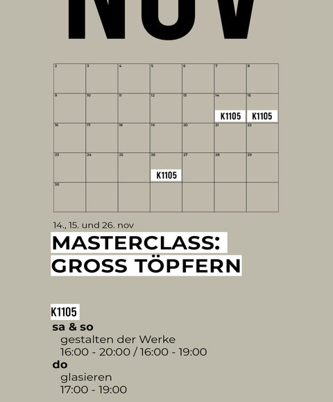 NOV | MASTERCLASS | GROSSE GEFÄßE