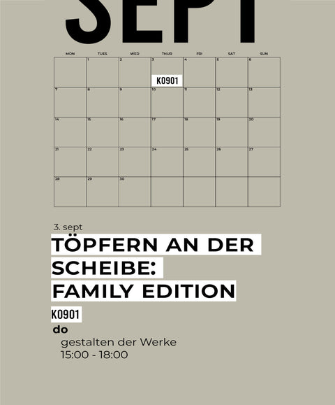 09 SEPT | töpferkurs | FAMILY EDITION